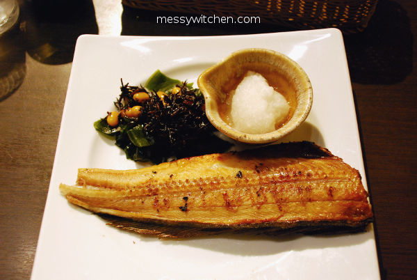 Charcoal Grilled Atka Mackerel @ Ootoya, Kyoto